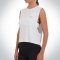 Women's TL Crop Top เสื้อครอป เทรนนิ่งแล็บ  WHITE